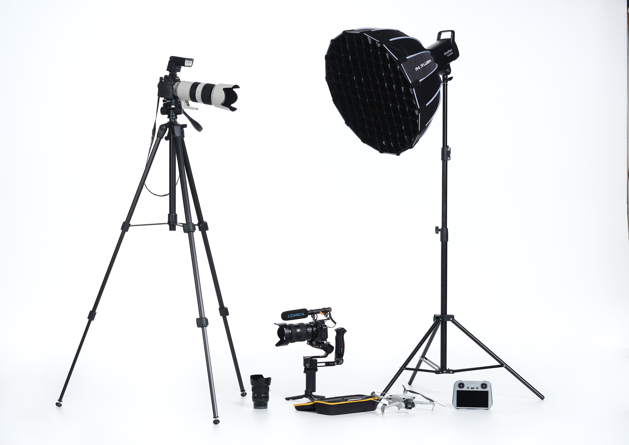 Kamera-, Licht- und Drohnen-Equipment von Benske Media